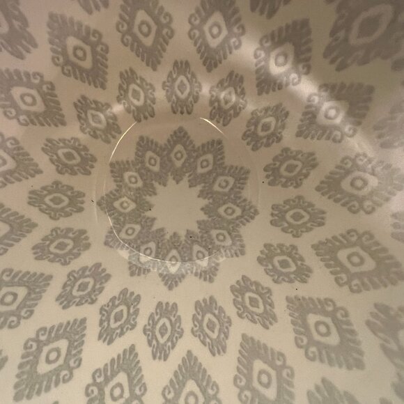 Two (2) SIGNATURE HOUSEWARES Mauve Gray Textured Embossed Pedestal Footed Cups - Picture 10 of 15